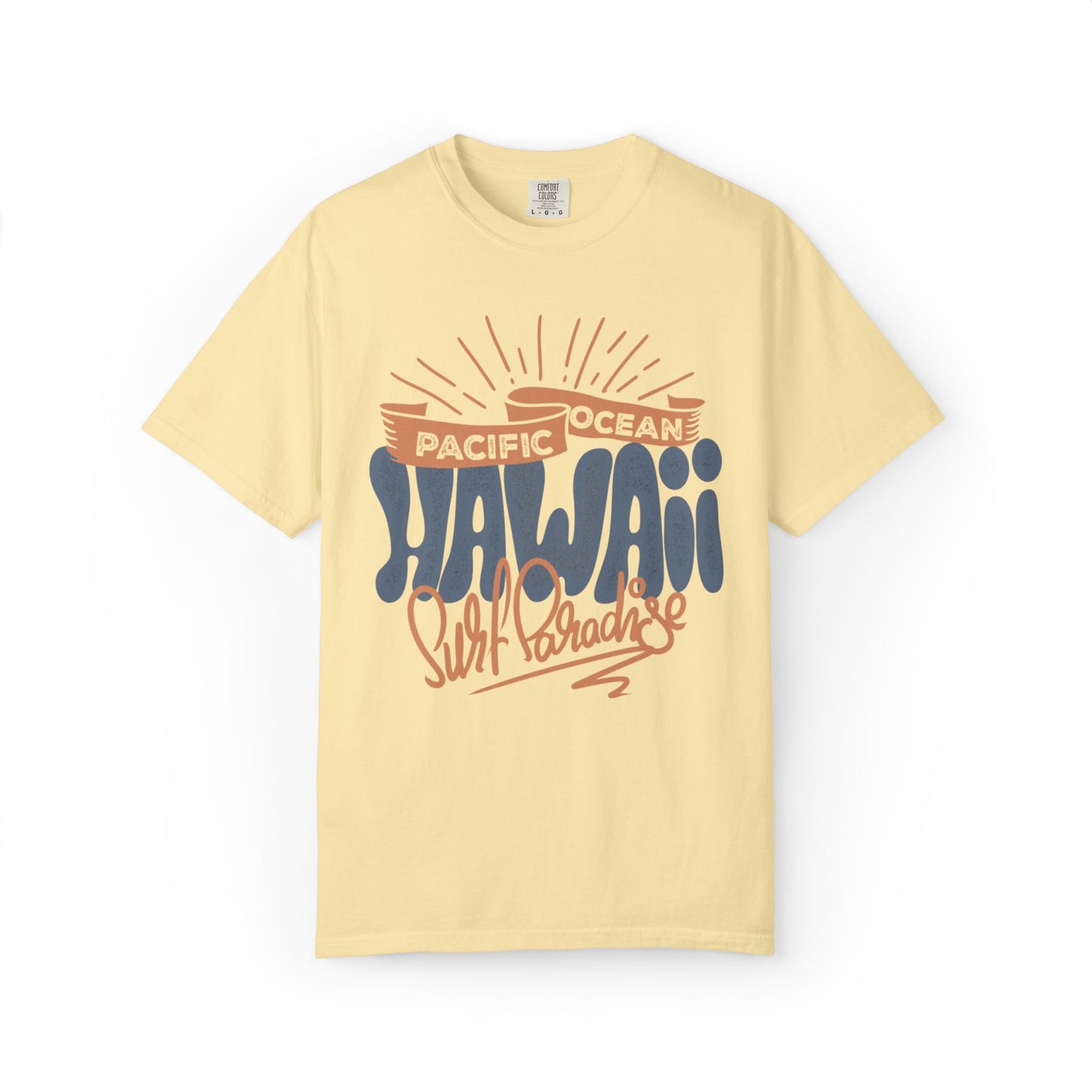 Enjoyable Pacific Ocean Hawaii Wave Rider Beach Life Sun Sand Sea Seashells Sea Waves Beach Sun Glasses Beach Surfers Unisex Heavy Cotton T-Shirt