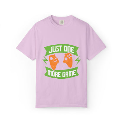 Funny Just One More Game Lost In The Game Gamer Zone Sarcastic Role-Playing Game Unisex Heavy Cotton T-Shirt