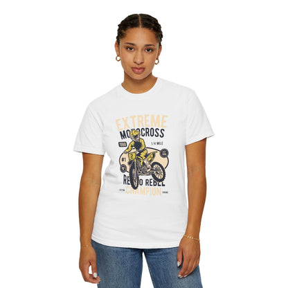 Extreme Champion Epic Trail Exploration Tee Thrill-Seeking Stunt Mastery Downhill Rush Unisex Heavy Cotton T-Shirt