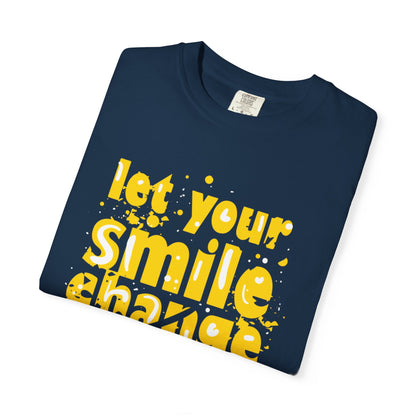 Let Your Smile Change The World Kindness Heartfelt Compliments Tee Thoughtful Gestures Love-Inspiration  Unisex Heavy Cotton T-Shirt
