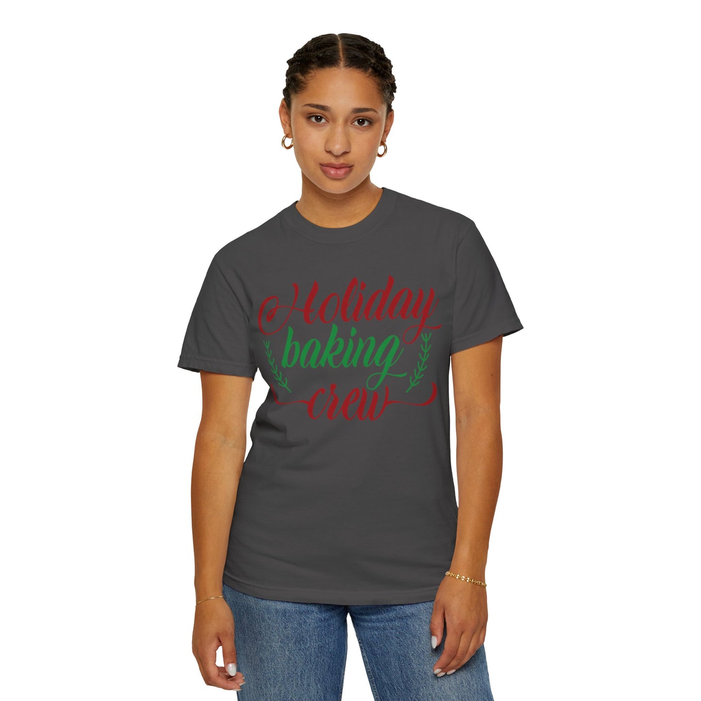 Holiday Baking Crew Xmas Cakes Christmas Cookies Festival Season Unisex Heavy Cotton T-Shirt