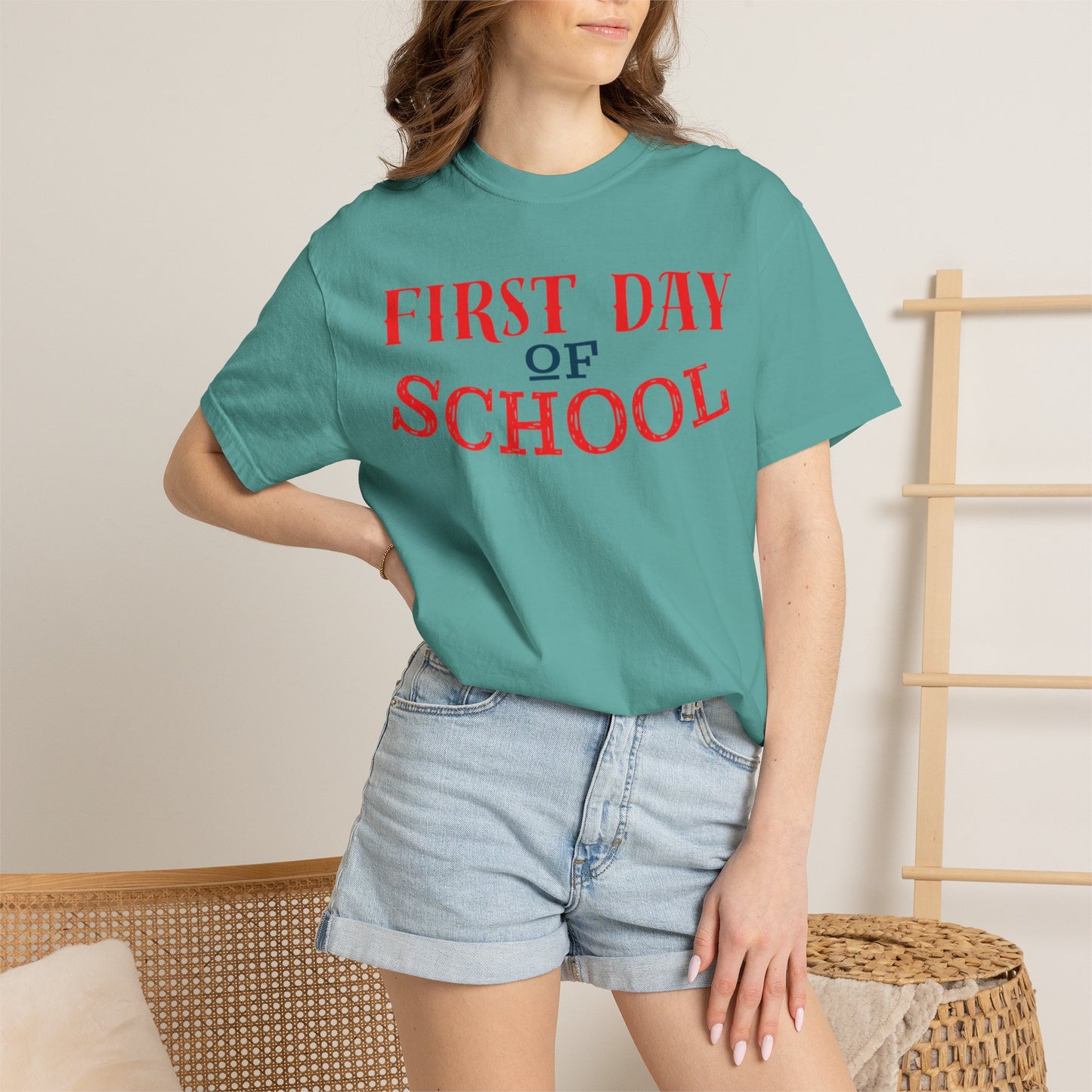 Funny First Day School Learning Legend Super Scholar Junior Geniuses Science Star Student’s Day Unisex Heavy Cotton T-Shirt