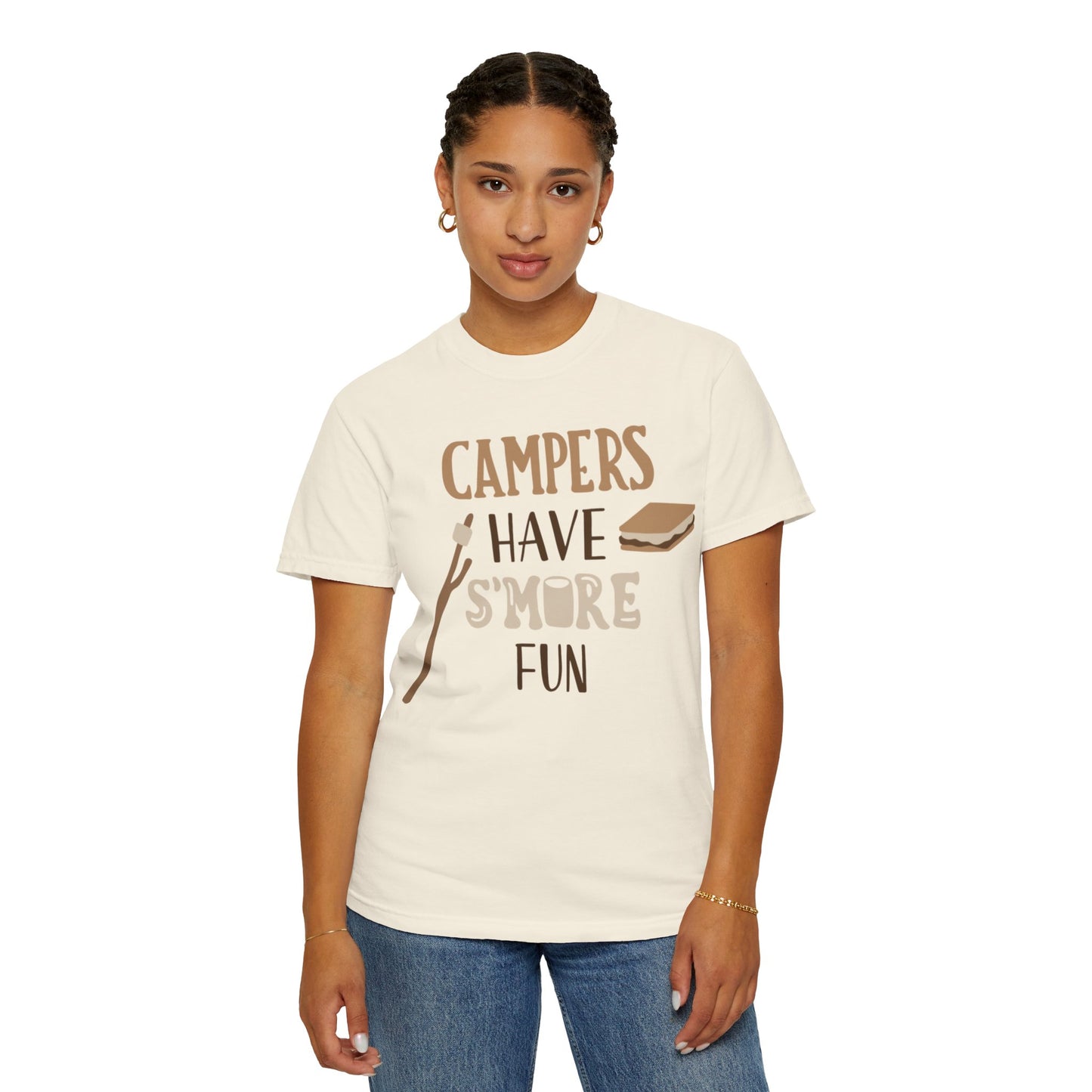 Campers Adventure Mountain Tee Belays Ropes Fun Activities Unisex Heavy Cotton T-Shirt