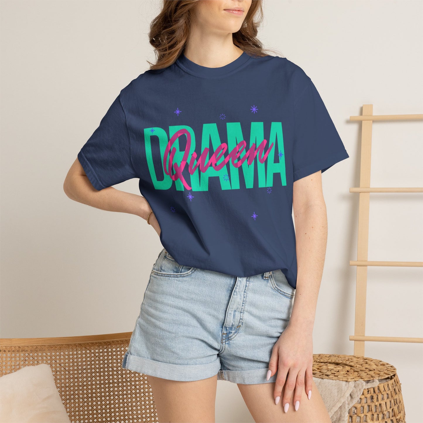 Girly T-Shirt Design Maker Featuring Sparkling Graphics Unisex Heavy Cotton T-Shirt