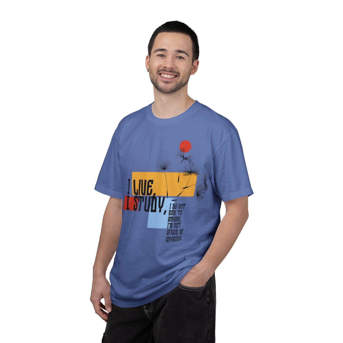 I Live I Study - Unisex Garment-Dyed T-shirt