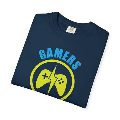 Inspirational Gamers Never Quit Virtual Immortality Forever A Gamer Immortalized In Pixels Unisex Heavy Cotton T-Shirt