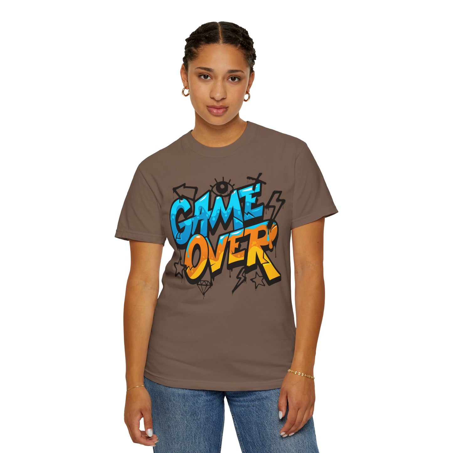 Game Over Unisex Garment-Dyed T-shirt
