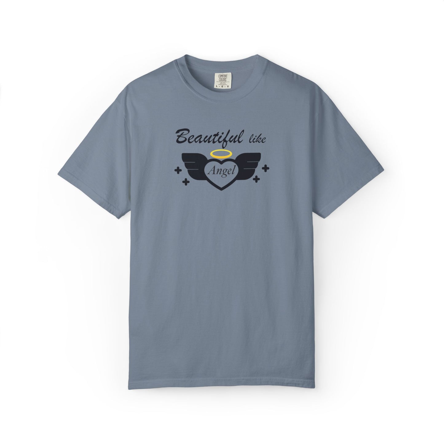 Beautiful Like Angel Politeness Tee Confidence Boost Stunning Gracefulness Unisex Heavy Cotton T-Shirt