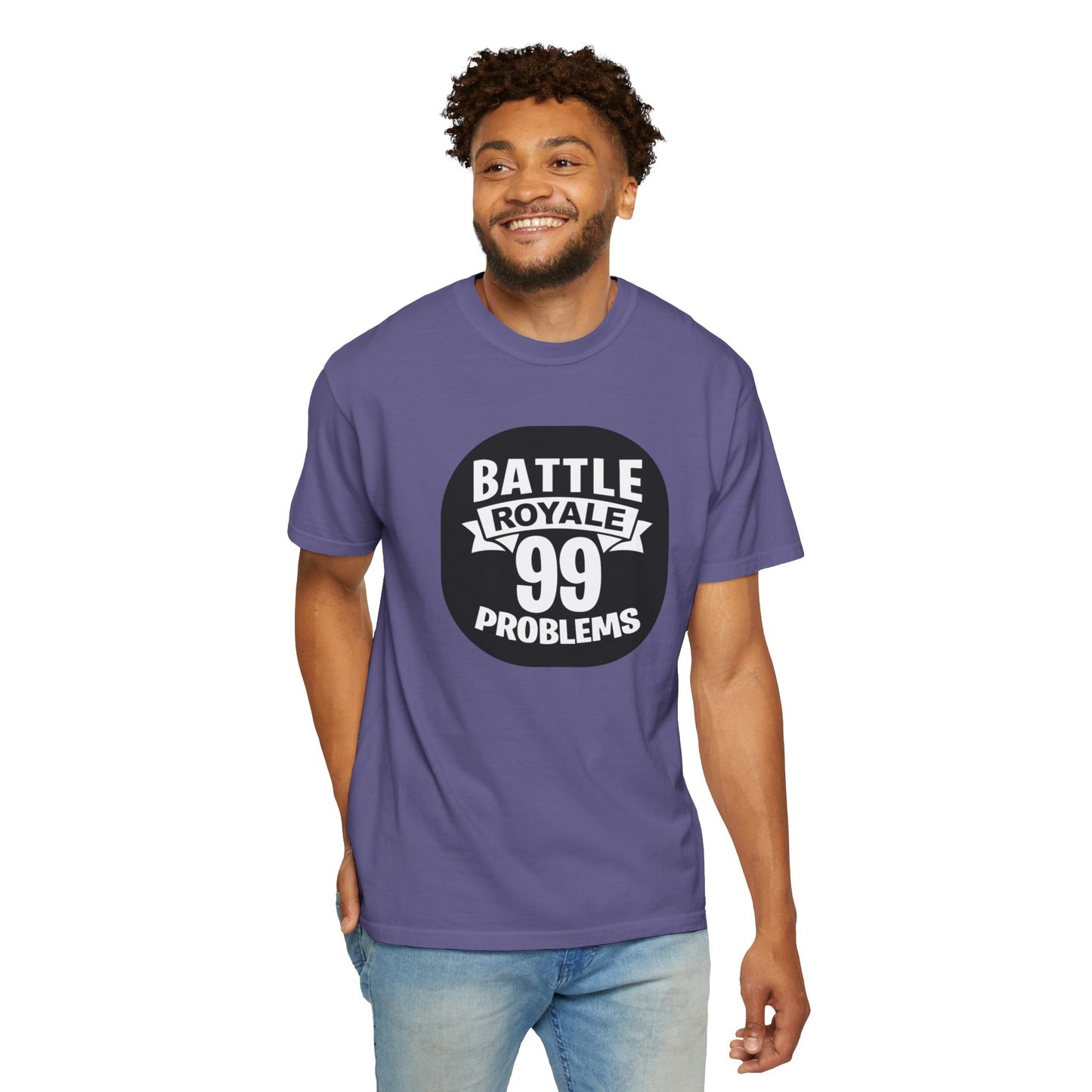 Battle Royal Multiplayer Madness Tee Thrilling Elimination High-Stakes Combat Unisex Heavy Cotton T-Shirt
