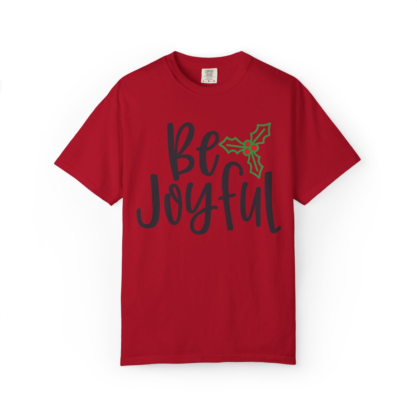 Be Joyful Festival Season Tee Twinkle Lights New Year Celebration Merry Christmas Noel Delight Unisex Heavy Cotton T-Shirt