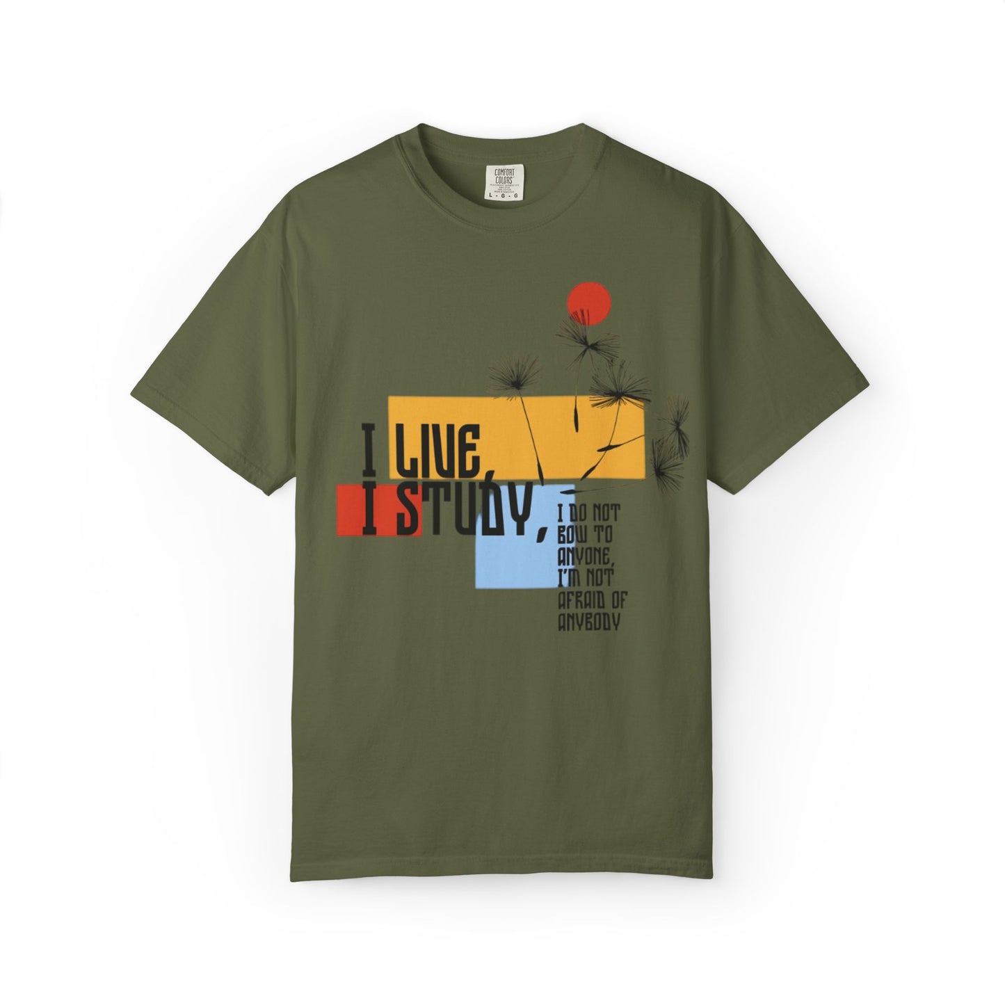 I Live I Study - Unisex Garment-Dyed T-shirt