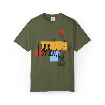 I Live I Study - Unisex Garment-Dyed T-shirt