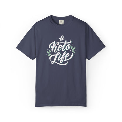 Keto Life Low-Carb Vegetables Tee Moderate Protein Fat Adaptation Intermittent Fasting Unisex Heavy Cotton T-Shirt