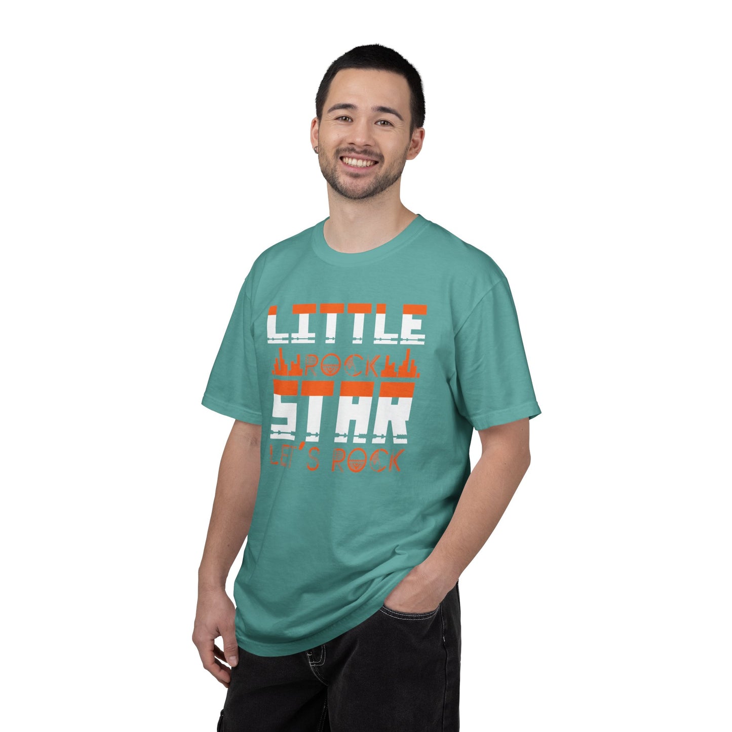 Thrilling Little Rock Star Born To Rock Rock And Roll Passion Rocker At Heart Rock Enthusiasm Unisex Heavy Cotton T-Shirt