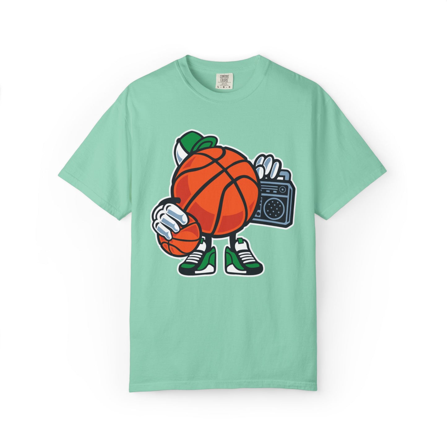 Funny Street Basketball Court King Queens Basketball Lovers Tee Slam Dunk Net Warriors Unisex Heavy Cotton T-Shirt