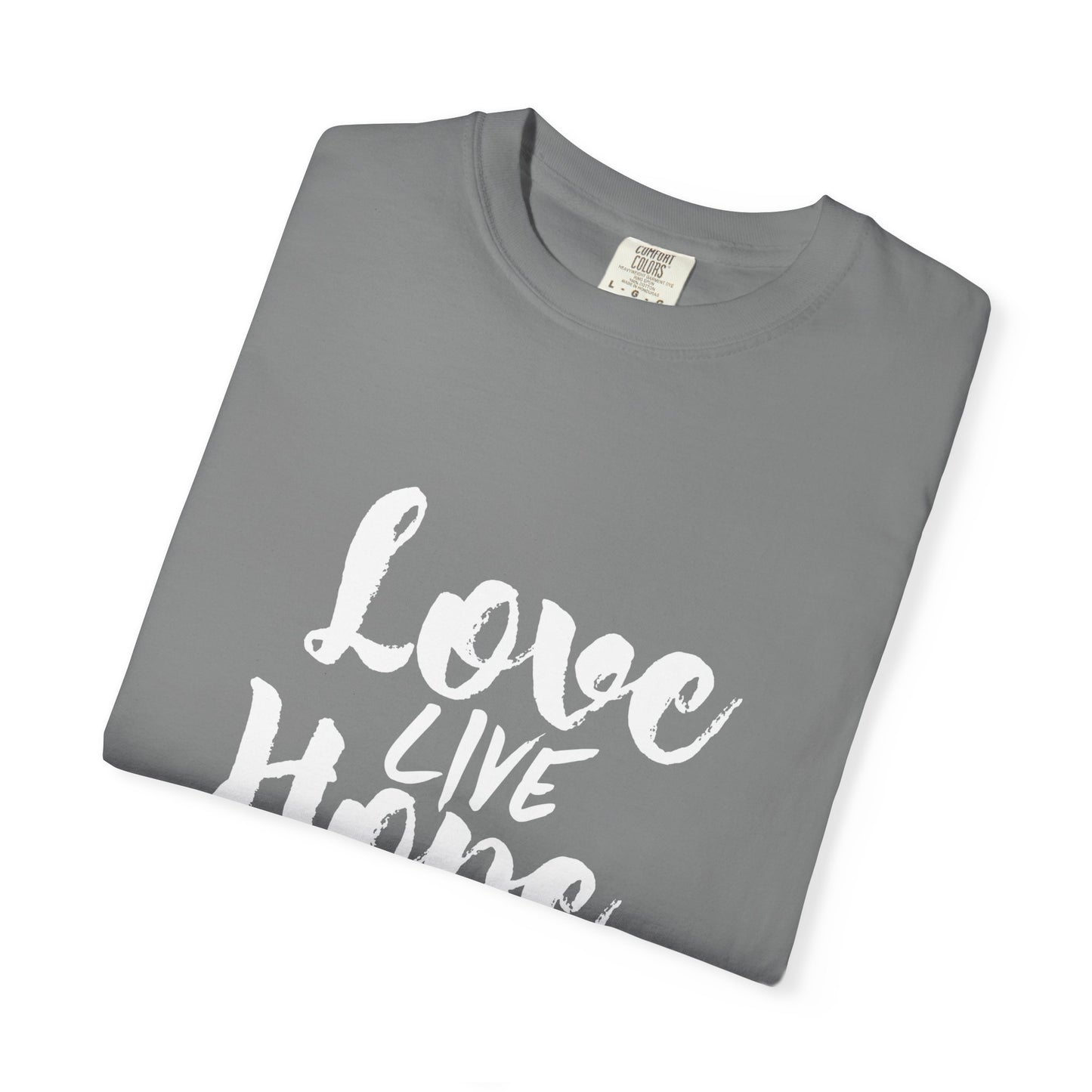 Love live hope Modern Tee Achievement Self-Improvement Unisex Heavy Cotton T-Shirt