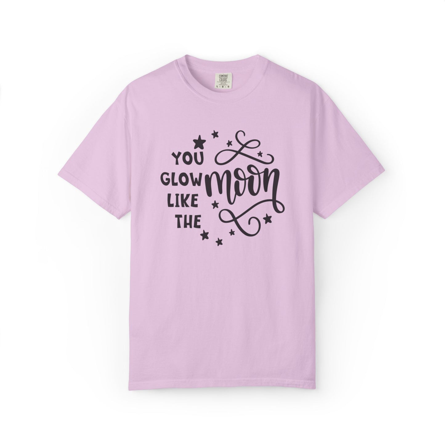 You Glow Like The Moon Inner Beauty Fashion Tee Body Positivity Wellness Forever Young Healthy lifestyle Unisex Heavy Cotton T-Shirt