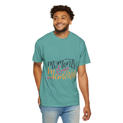 Moments & Memories Chapters Of Life Precious Moments Tee Recollections Meaningful Experiences Nostalgia  Unisex Heavy Cotton T-Shirt