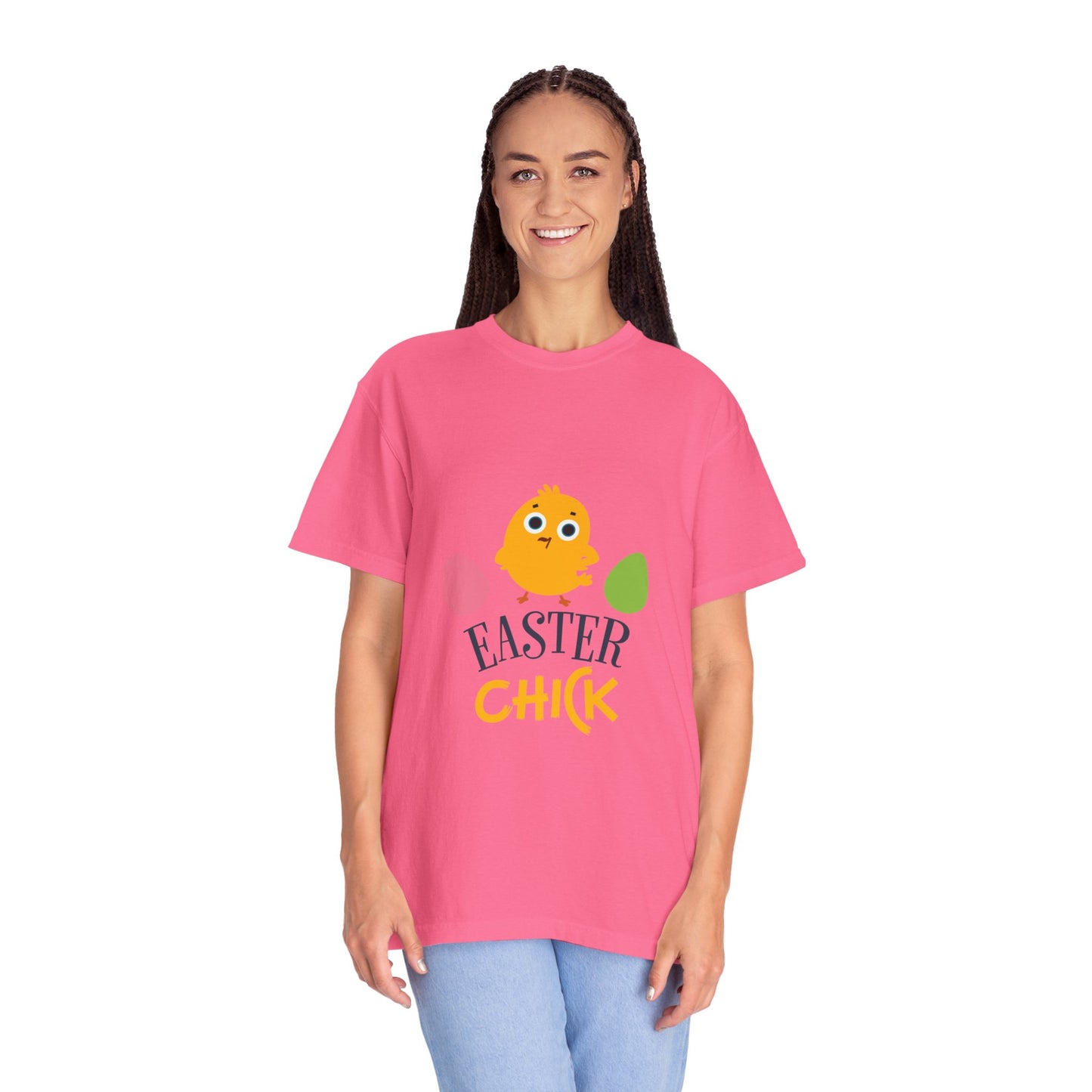 Easter Chick Holy Week Easter Celebration Spring Festival Tee Christian Holiday Easter Eggs Good Friday Unisex Heavy Cotton T-Shirt