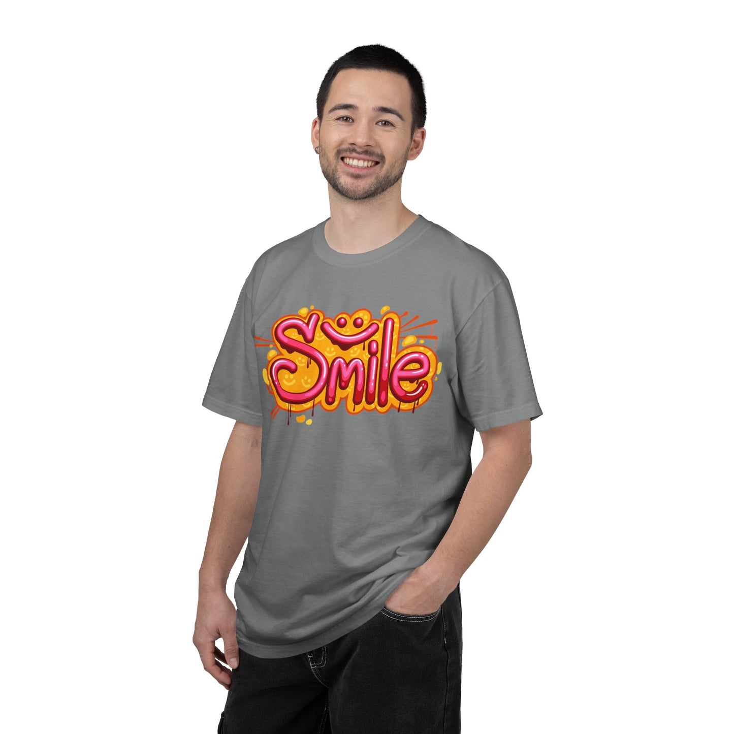 Smile Unisex Garment-Dyed T-shirt
