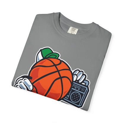 Funny Street Basketball Court King Queens Basketball Lovers Tee Slam Dunk Net Warriors Unisex Heavy Cotton T-Shirt
