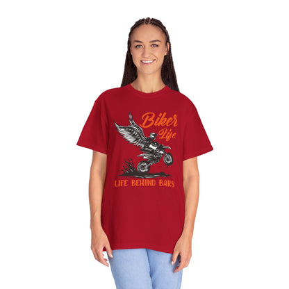 Thriller Live Behind Bars Secret Of Life Journey Over Destination Two Wheeled Adventures Unisex Heavy Cotton T-Shirt