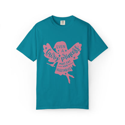 Even A Fairy Princess Must Eat Her Vegetables Parenting Advice Tee Healthy Eating Balanced Diet Unisex Heavy Cotton T-Shirt