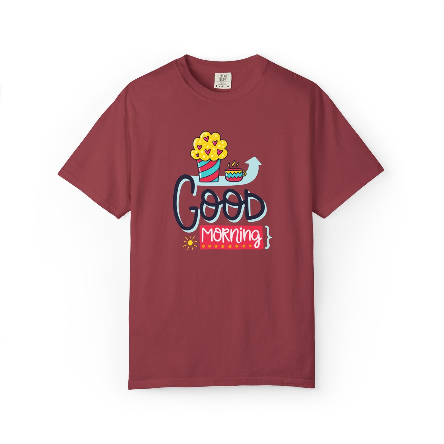 Good Morning Lazy Day Achiever Morning Champion Tee Daily Victory Sleep Defeated Unisex Heavy Cotton T-Shirt