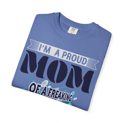 Proud Mom Telecom Engineer Mobile Technology Signal Processing Digital Communication Radio Frequencies Unisex Heavy Cotton T-Shirt