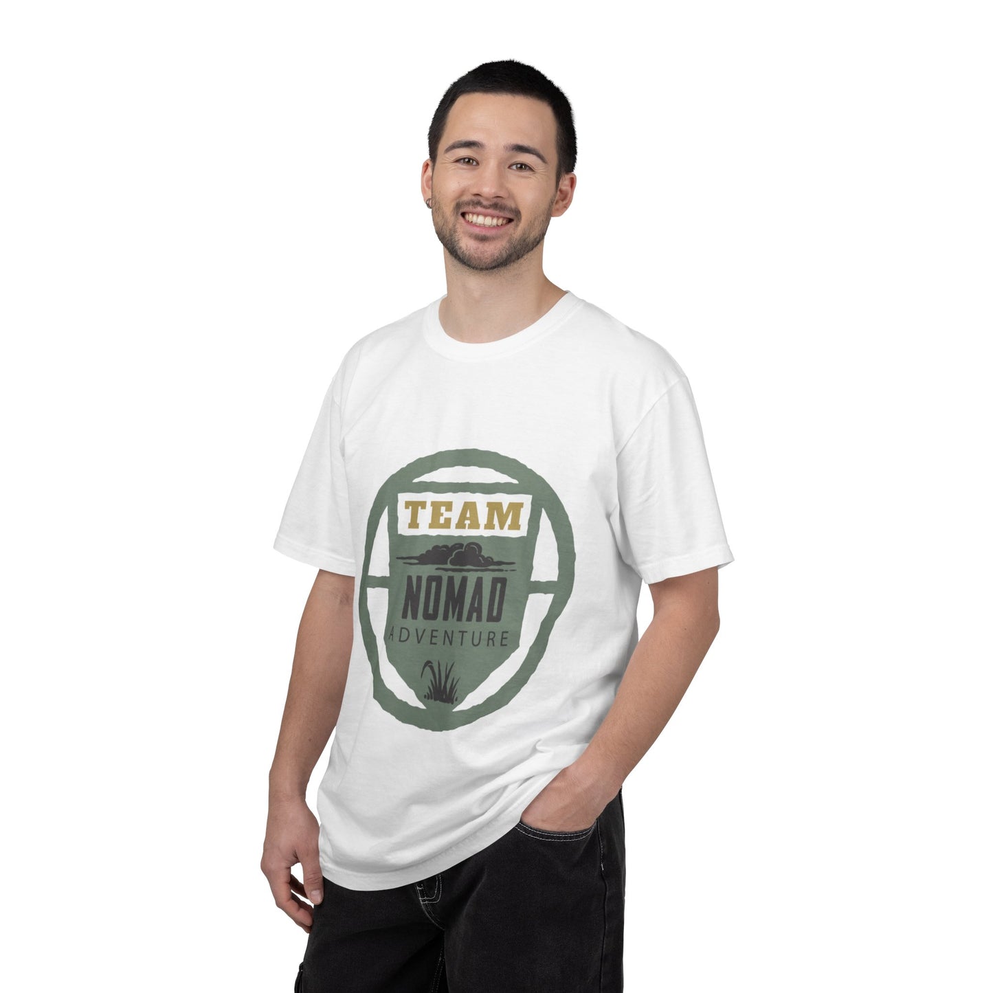 Team Nomad Constant Movement Discovery Freedom Adventure Enthusiasts Unisex Heavy Cotton T-Shirt