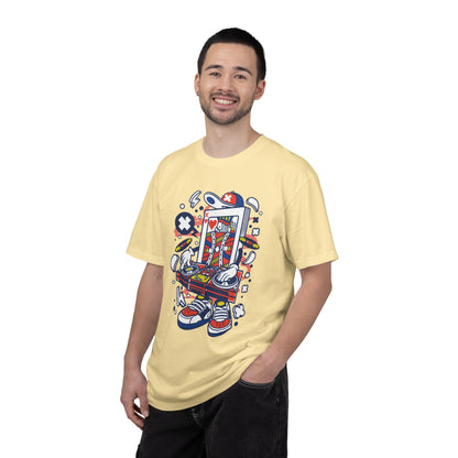 Dj King Play Card Hip Hop Vibes Trends Pop Visuals Tee Remixes Music Producer Unisex Heavy Cotton T-Shirt