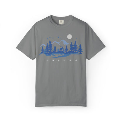 Unplug - Unisex Garment-Dyed T-shirt