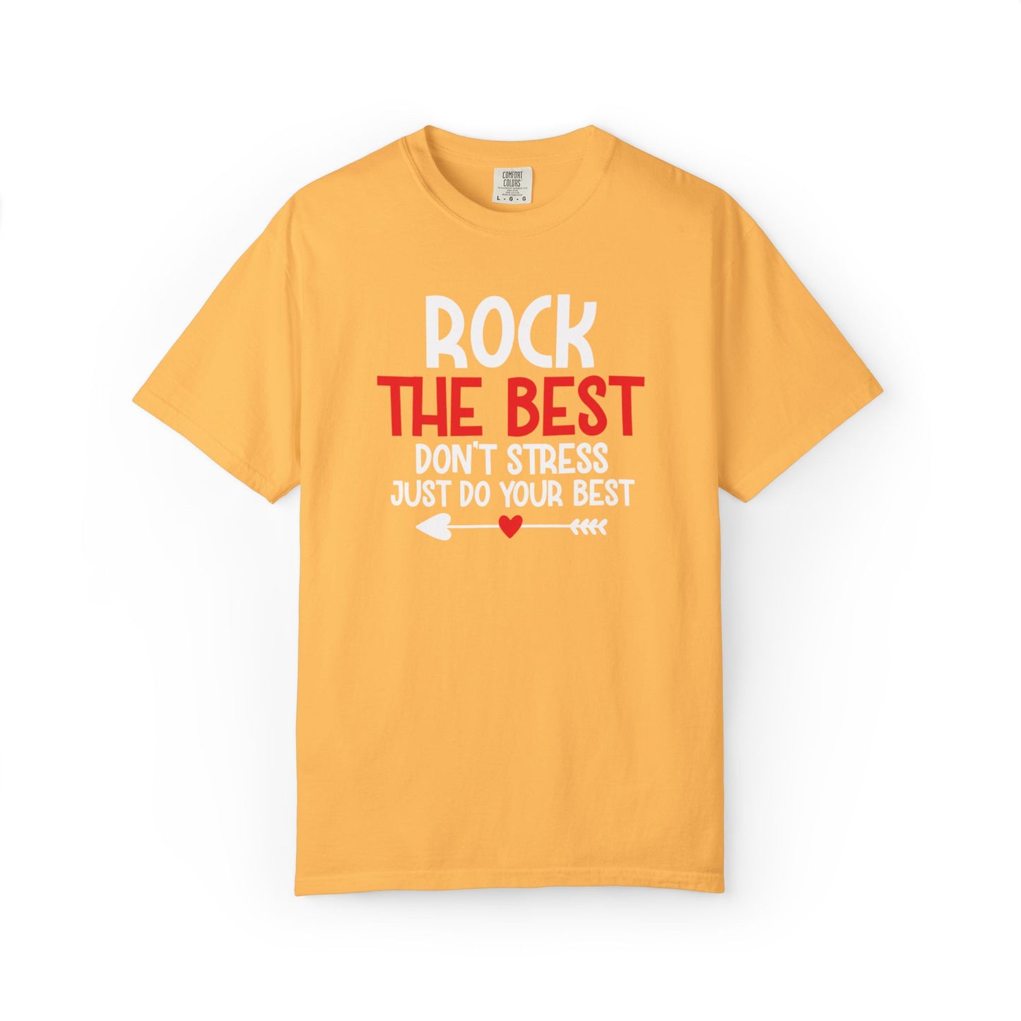Motivational Rock The Best Stop Wishing Start Doing Action Goal Setting Modern Tee Achievement Self-Improvement Unisex Heavy Cotton T-Shirt