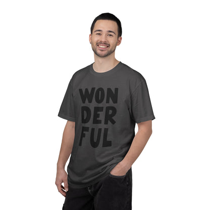 Wonderful Encouragement Self-belief Tee Moral Support Hopefulness Positivity Beautiful Unisex Heavy Cotton T-Shirt