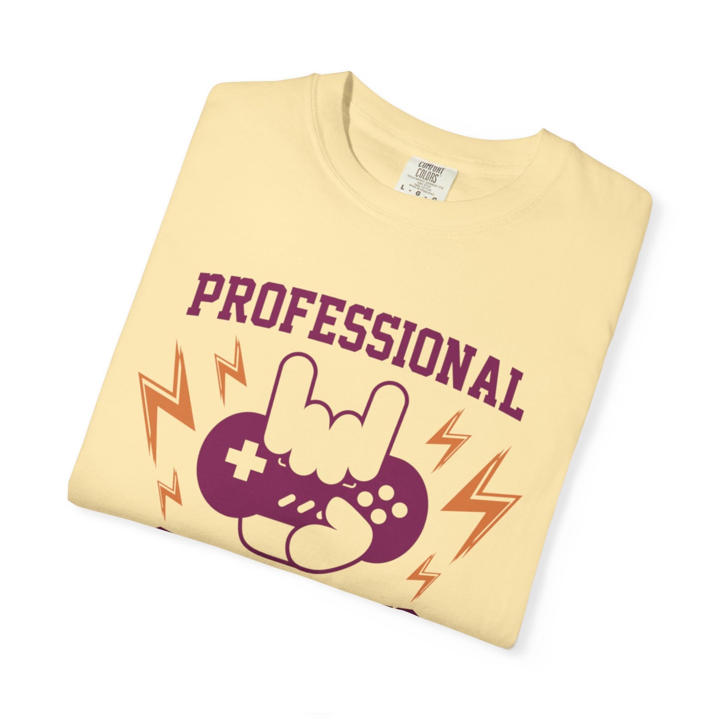 Professional Gamer Warriors Tee Non-Stop Playing Gaming Obsession Unisex Heavy Cotton T-Shirt