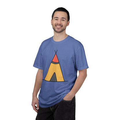 Camping  Adventure Lovers Tee Nature Exploration Bonfire Travel Van Unisex Heavy Cotton T-Shirt