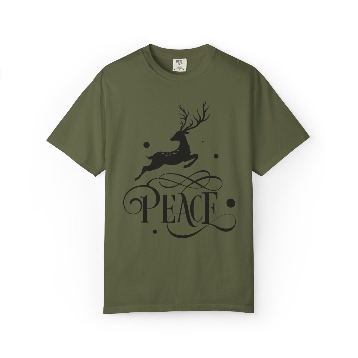 Peace Harmony Unity Peacemakers Tee Merry Christmas Festival Snowflakes Season Of Joy Unisex Heavy Cotton T-Shirt