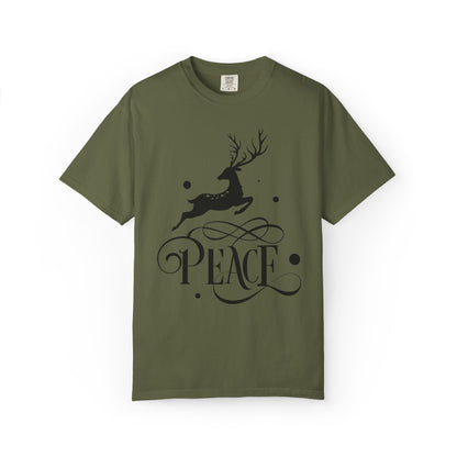 Peace Harmony Unity Peacemakers Tee Merry Christmas Festival Snowflakes Season Of Joy Unisex Heavy Cotton T-Shirt