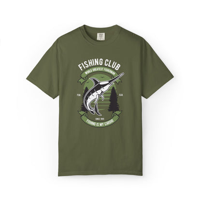Fishing Club Fishing Gear Sarcastic Fishing Tee Unisex Heavy Cotton T-Shirt