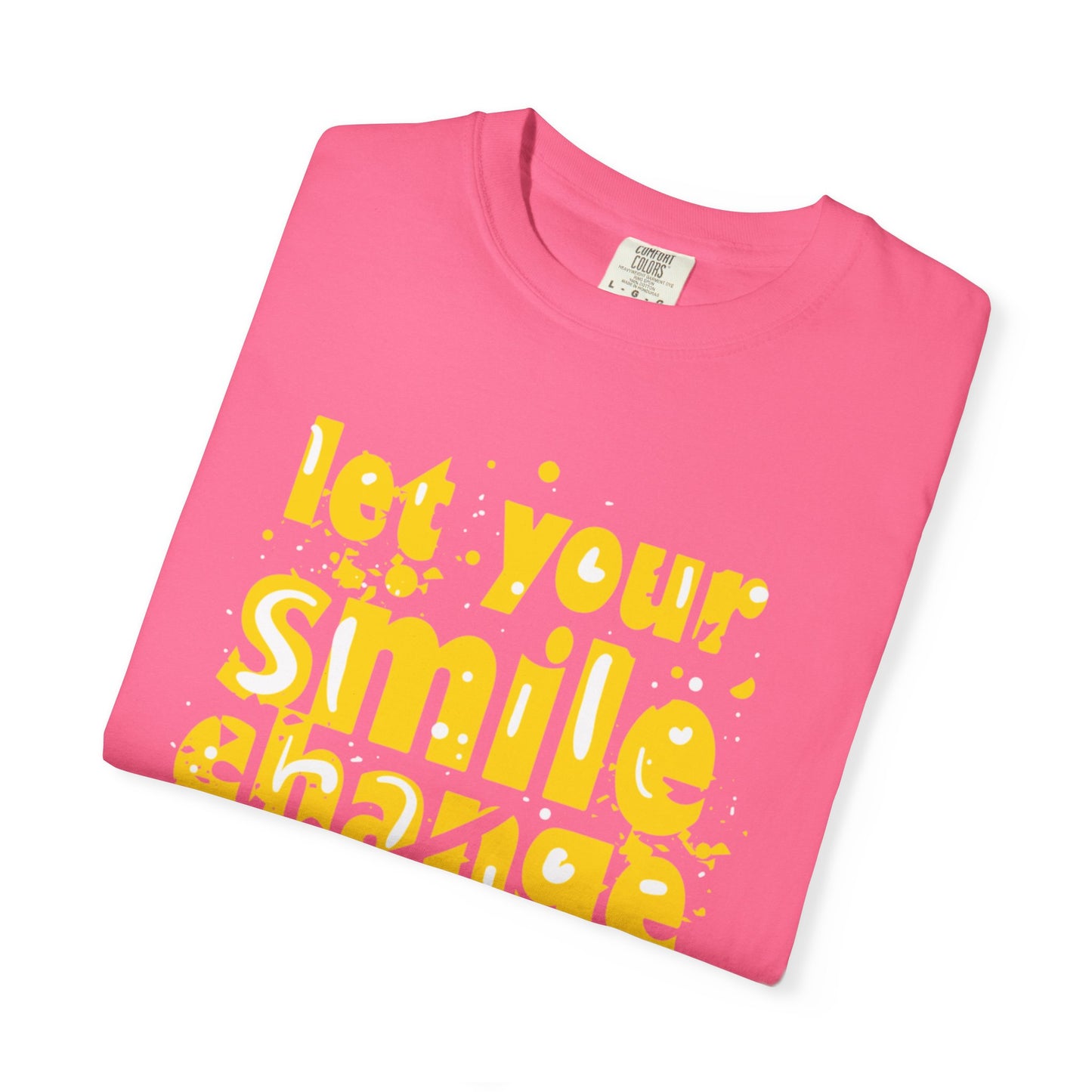 Let Your Smile Change The World Kindness Heartfelt Compliments Tee Thoughtful Gestures Love-Inspiration  Unisex Heavy Cotton T-Shirt