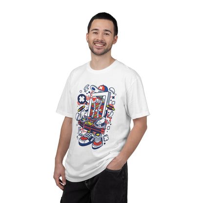 Dj King Play Card Hip Hop Vibes Trends Pop Visuals Tee Remixes Music Producer Unisex Heavy Cotton T-Shirt