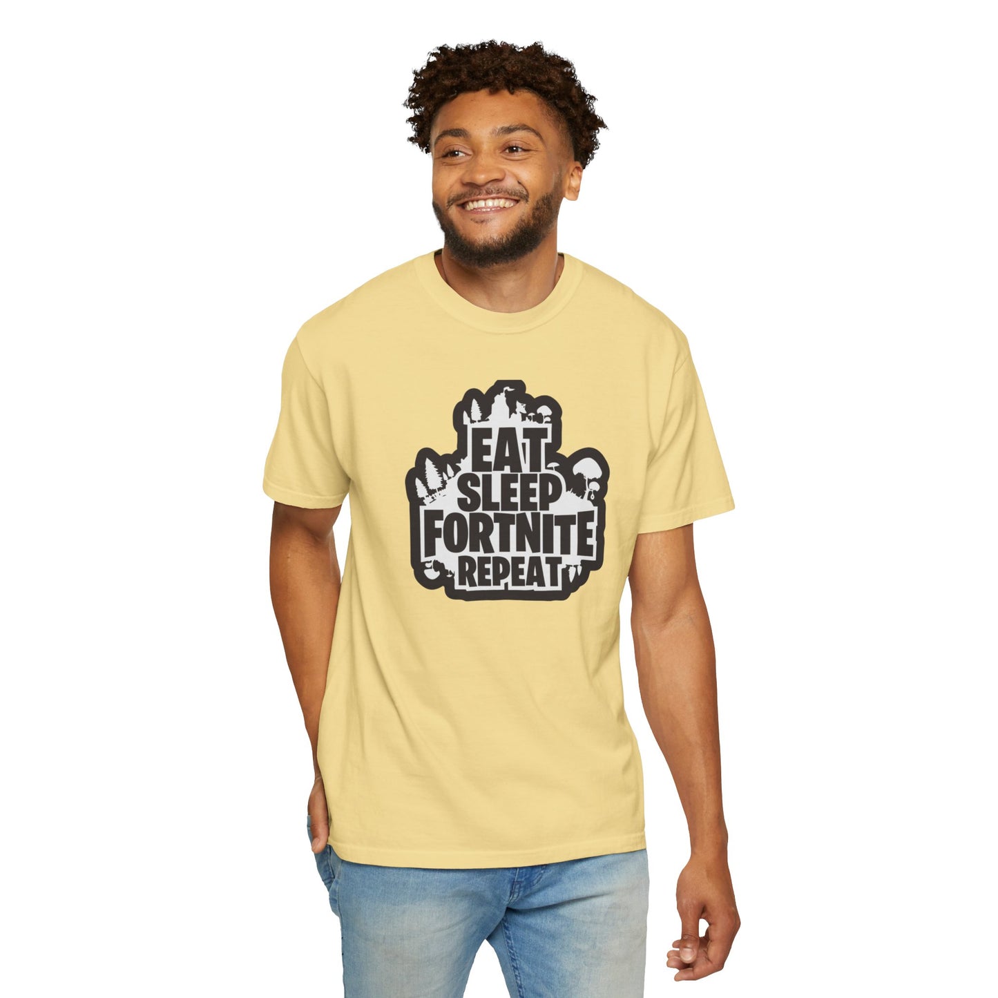 Eat Sleep Fortnite Battle Royale Squad Gameplay Passion Tee Solo Missions Social Gaming Unisex Heavy Cotton T-Shirt