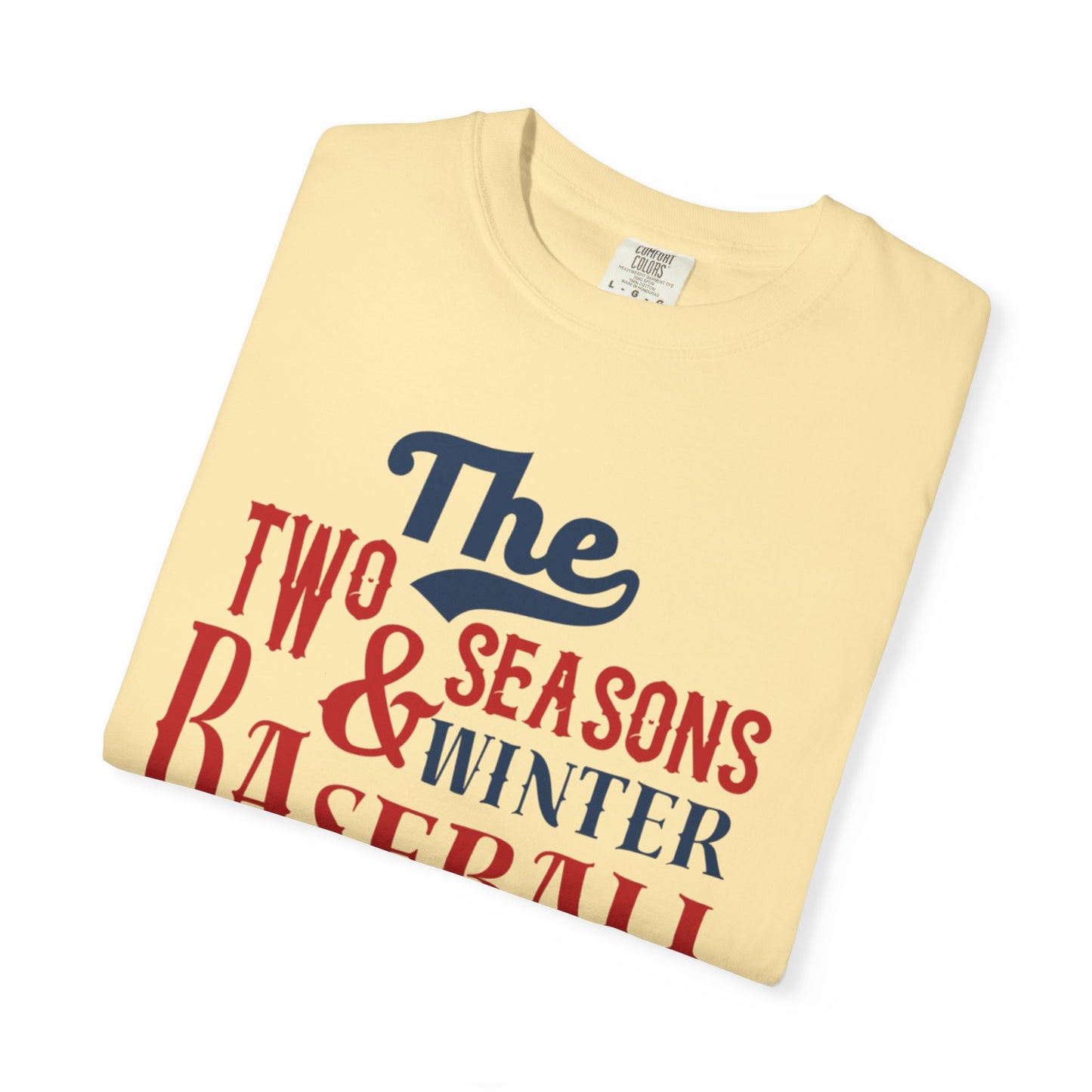 The Two Seasons Winter & Baseball Pitcher’s Snow Peace Tee Scoreboard Smiles Inning Of Joy Unisex Heavy Cotton T-Shirt