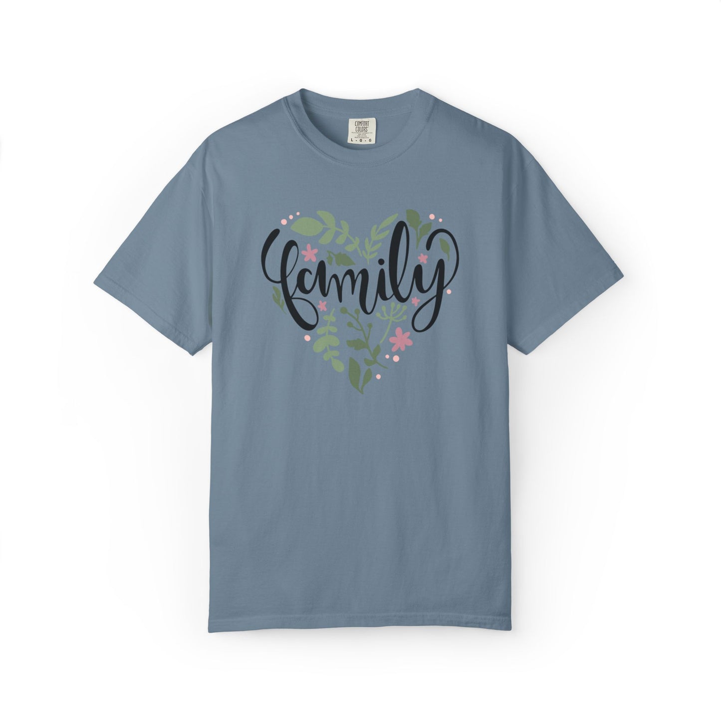 Family Trendy Tee Hug Rainbow Passion Unconditional Soulful Connection Siblings Love Parents Unisex Heavy Cotton T-Shirt