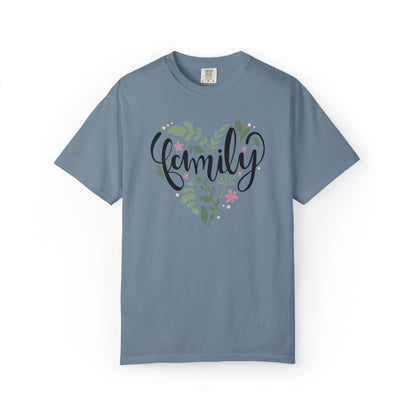 Family Trendy Tee Hug Rainbow Passion Unconditional Soulful Connection Siblings Love Parents Unisex Heavy Cotton T-Shirt