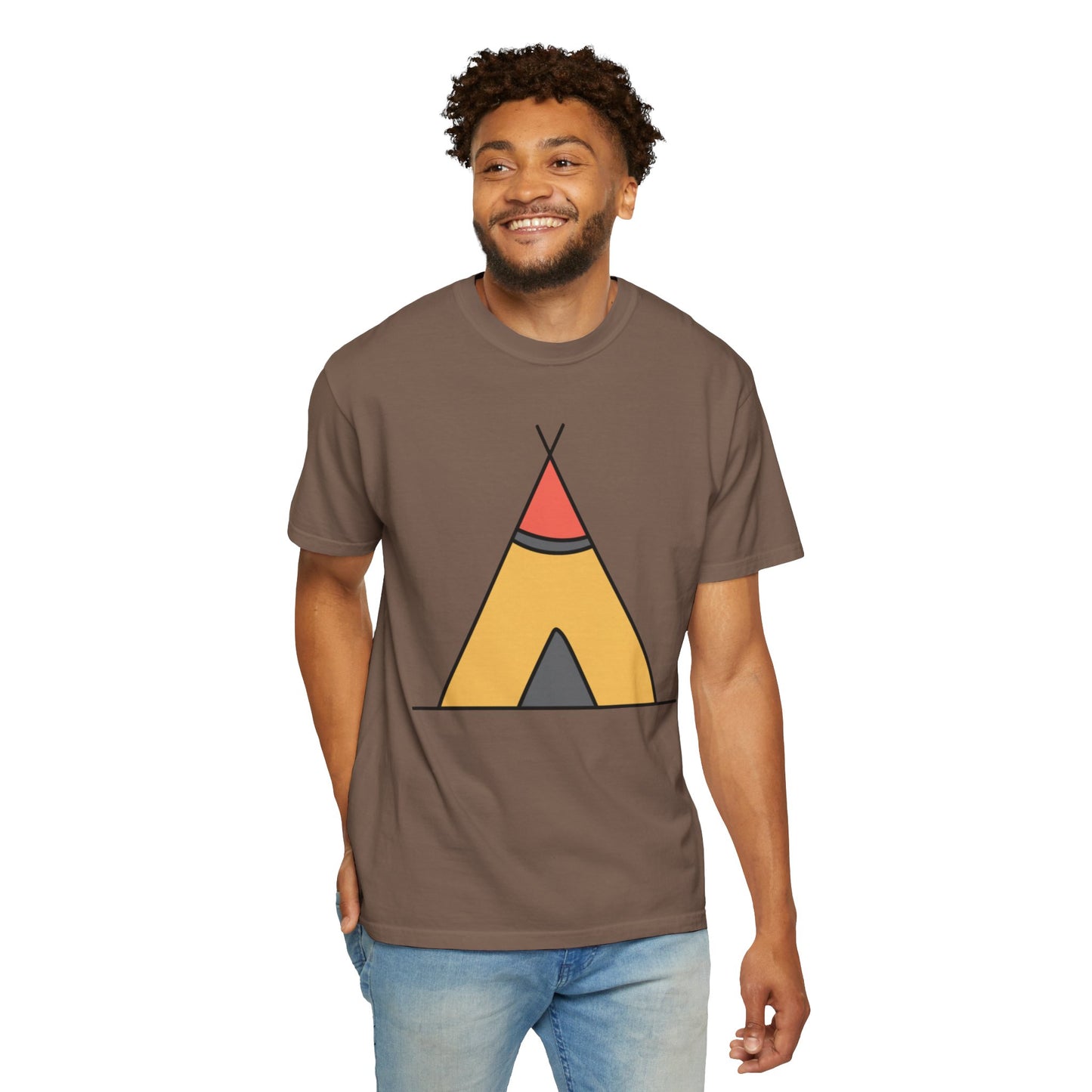 Camping  Adventure Lovers Tee Nature Exploration Bonfire Travel Van Unisex Heavy Cotton T-Shirt