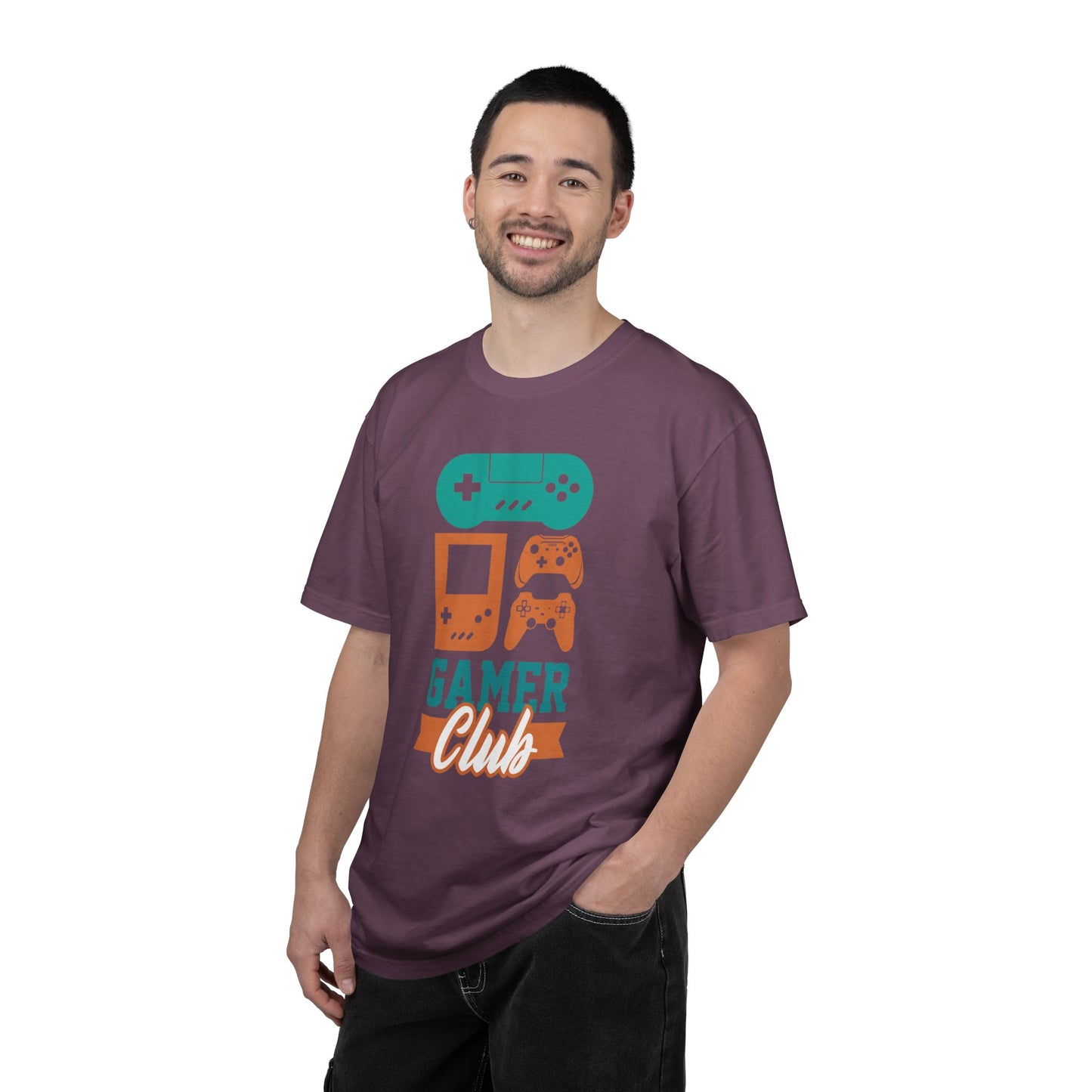 Funny Gamer Club Sarcastic Retro Gaming Gaming Consoles Gaming Community Unisex Heavy Cotton T-Shirt