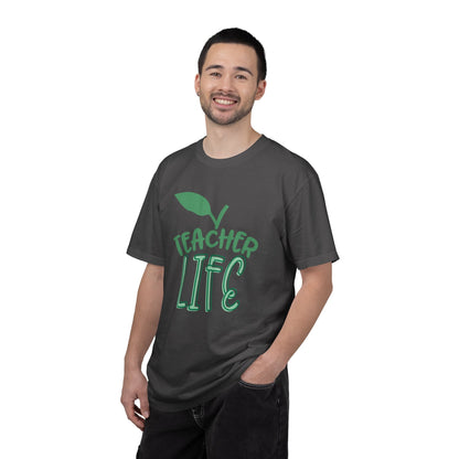Teacher Life Role Model Supportive Learning Positive Reinforcement Moral Values Unisex Heavy Cotton T-Shirt