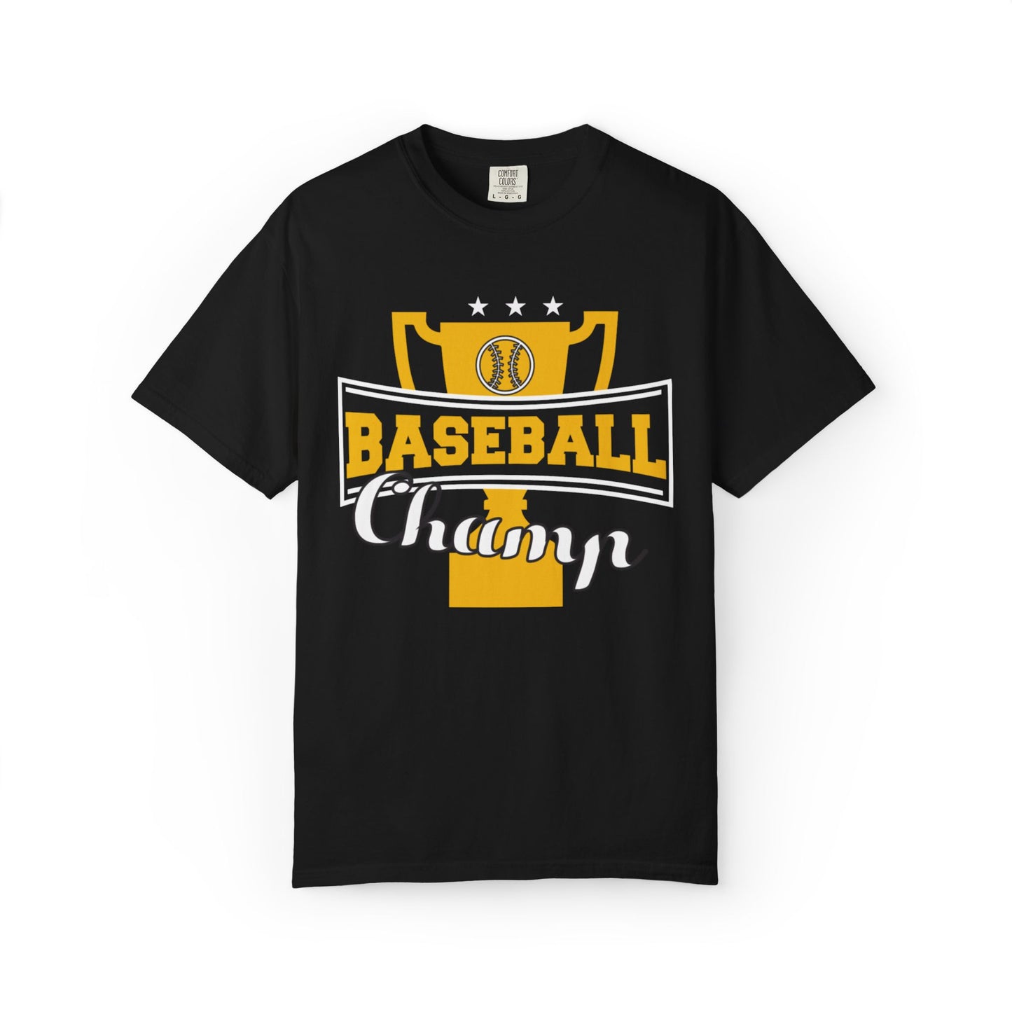 Baseball Champ Tee Bullpen Pitcher Bats League Game Sports Unisex Heavy Cotton T-Shirt