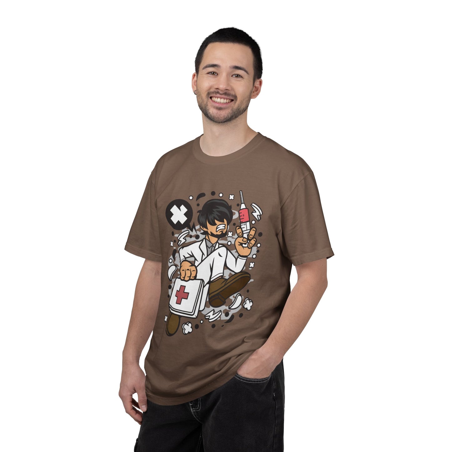 Doctor Superpower Medical Mastery Wellness Warriors Tee Medical Mentor Unisex Heavy Cotton T-Shirt